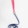 DOG & CO. COLLECTION City Leash In Neon Pink & Navy (4 Or 6 Foot) (Made In The USA)