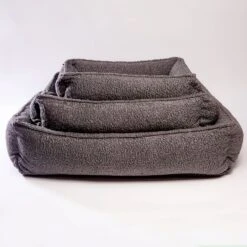 BOWSER'S PET PRODUCTS Urban Lounger Dog Bed In Grey Sheepskin (Direct Ship)