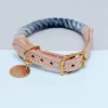 FOUND MY ANIMAL Rope Collar In Grey Ombré (Made In The USA) (FINAL SALE)