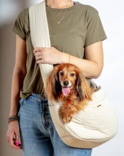 MONCHERI Quilted Dog Sling -Pet Sale Shop Dog Co 1C5A2096