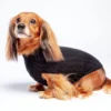 DOG & CO. COLLECTION The Uptown Cable Knit Sweater In Black Cashmere (Made In NYC)