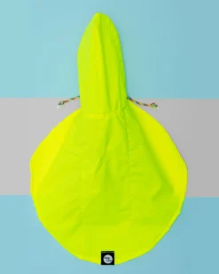 DOG & CO. COLLECTION Action Jacket Pull-On Raincoat In Safety Yellow + Blue (Made In NYC) -Pet Sale Shop Dog Co 1C5A2654 1