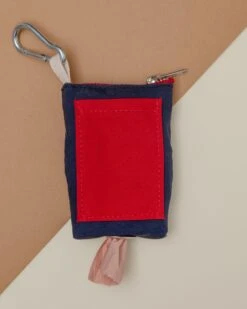 DOG & CO. COLLECTION Good Girl Bag Treat + Poop Bag Holder In Navy Canvas (Made In NYC) -Pet Sale Shop Dog Co 1C5A3046