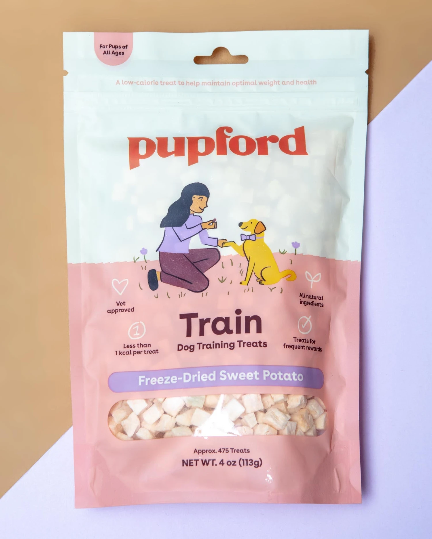 PUPFORD Freeze Dried Sweet Potato Dog Training Treats 1 PUPFORD Freeze Dried Sweet Potato Dog Training Treats