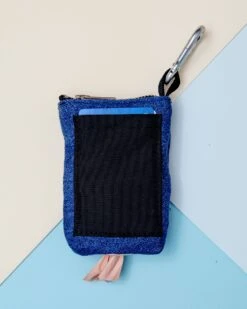 DOG & CO. COLLECTION Good Girl Bag Treat + Poop Bag Holder In Denim + Black (Made In NYC) -Pet Sale Shop Dog Co 1C5A3444