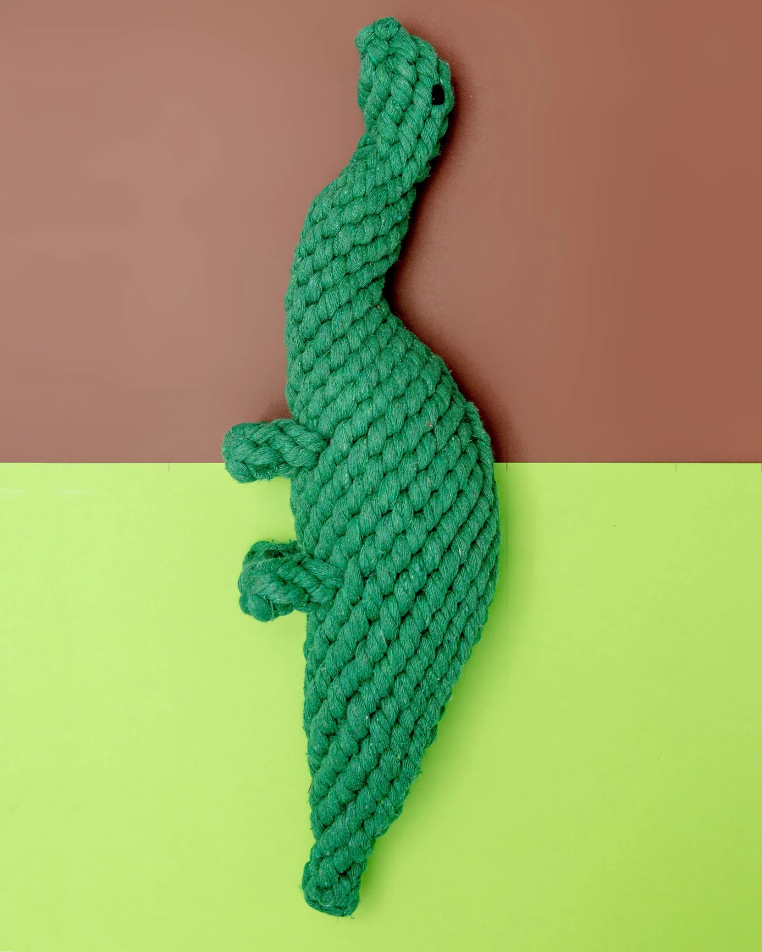 JAX & BONES Brent The Brontosaurus Rope Dog Toy 1 JAX & BONES Brent The Brontosaurus Rope Dog Toy