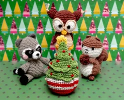 KNIT KNACKS Slappy The Happy Squirrel Organic Knit Dog Toy -Pet Sale Shop Dog Co 1C5A4370