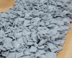 WAG AND BARK Interactive Snuffle Mat Dog Toy In Heather Grey (Made In The USA) -Pet Sale Shop Dog Co 1C5A5392