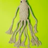 KNOTTY PAWS Handmade Sustainable Squid Dog Rope Toy