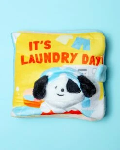 BITE ME Laundry Day Nosework Dog Book Treat Toy