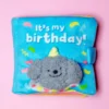 BITE ME My Birthday Dog Nosework Plush Book Toy