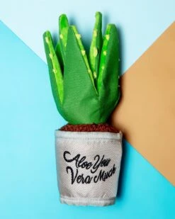 P.L.A.Y. Aloe You Vera Much Squeaky Dog Toy
