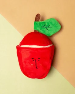 THE FURRY FOLKS Apple Nosework Dog Toy