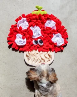 CHEERHUNTING Mushroom Veggie Snuffle Mat Dog Toy
