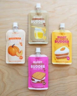 BARK BISTRO Buddy Budder Peanut Butter Squeeze Pack For Dogs </br> (Made In The USA)