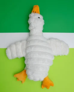 PET LOU Gus The Goose Plush Squeaky Dog Toy