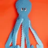 PET LOU Dotty The Octopus Squeaky Plush Dog Toy (26")