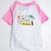 DOG & CO. The Hamptons Summer Dog T-Shirt In Rosé Pink (Dog & Co. Exclusive)