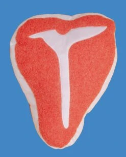 ROYAL PETS Mega BBQ Super Steak Plush Squeaky Dog Toy (20" In Length)