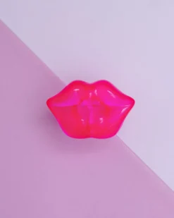 FOU FOU BRANDS Lips Paci-Chew Squeaky Dog Toy