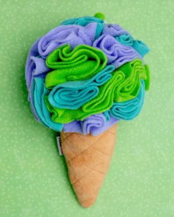 FOU FOU BRANDS Ice Cream Snuffle Dog Toy (9")