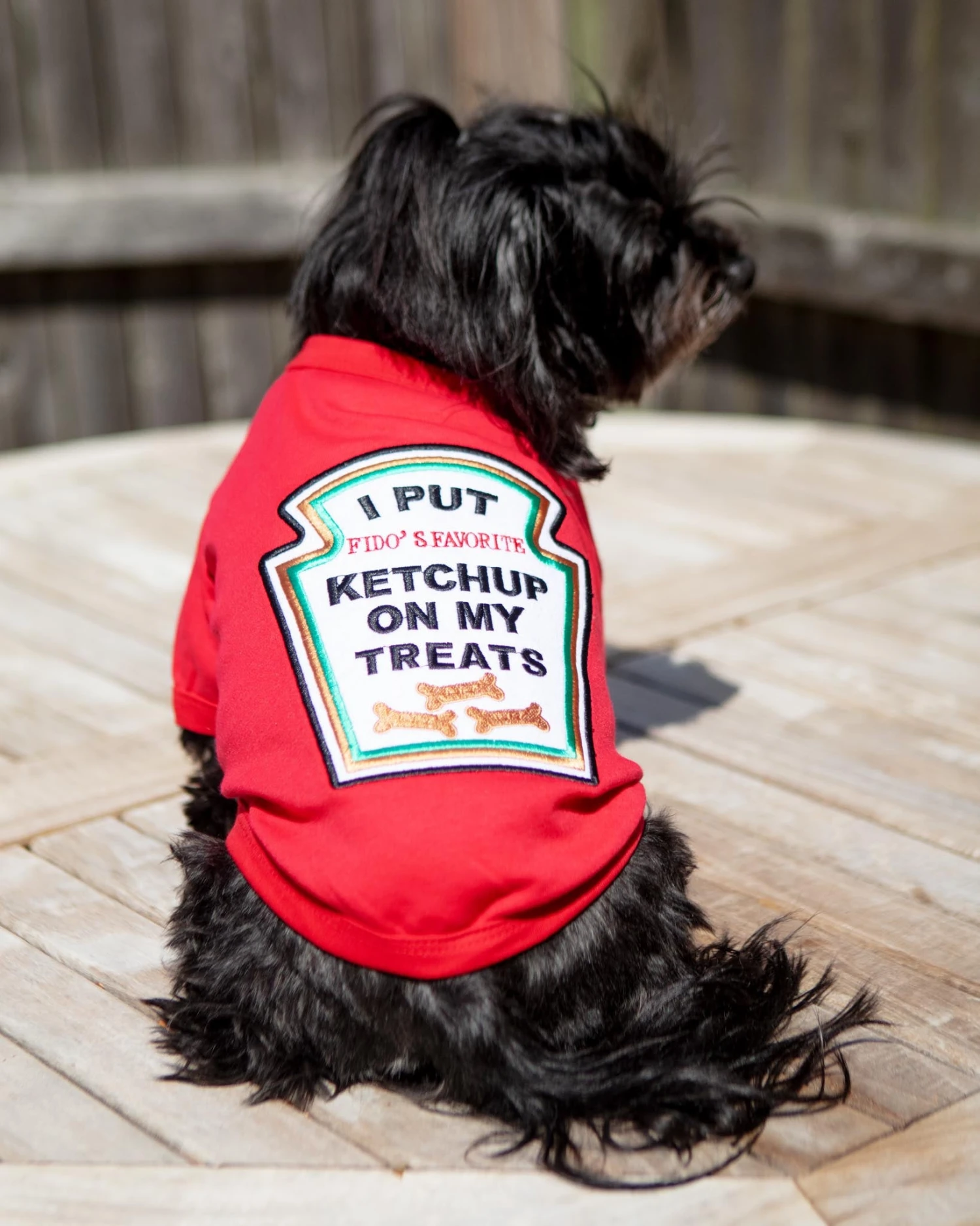 PARISIAN PETS Ketchup Licker Dog T-Shirt 2 PARISIAN PETS Ketchup Licker Dog T-Shirt - Image 2