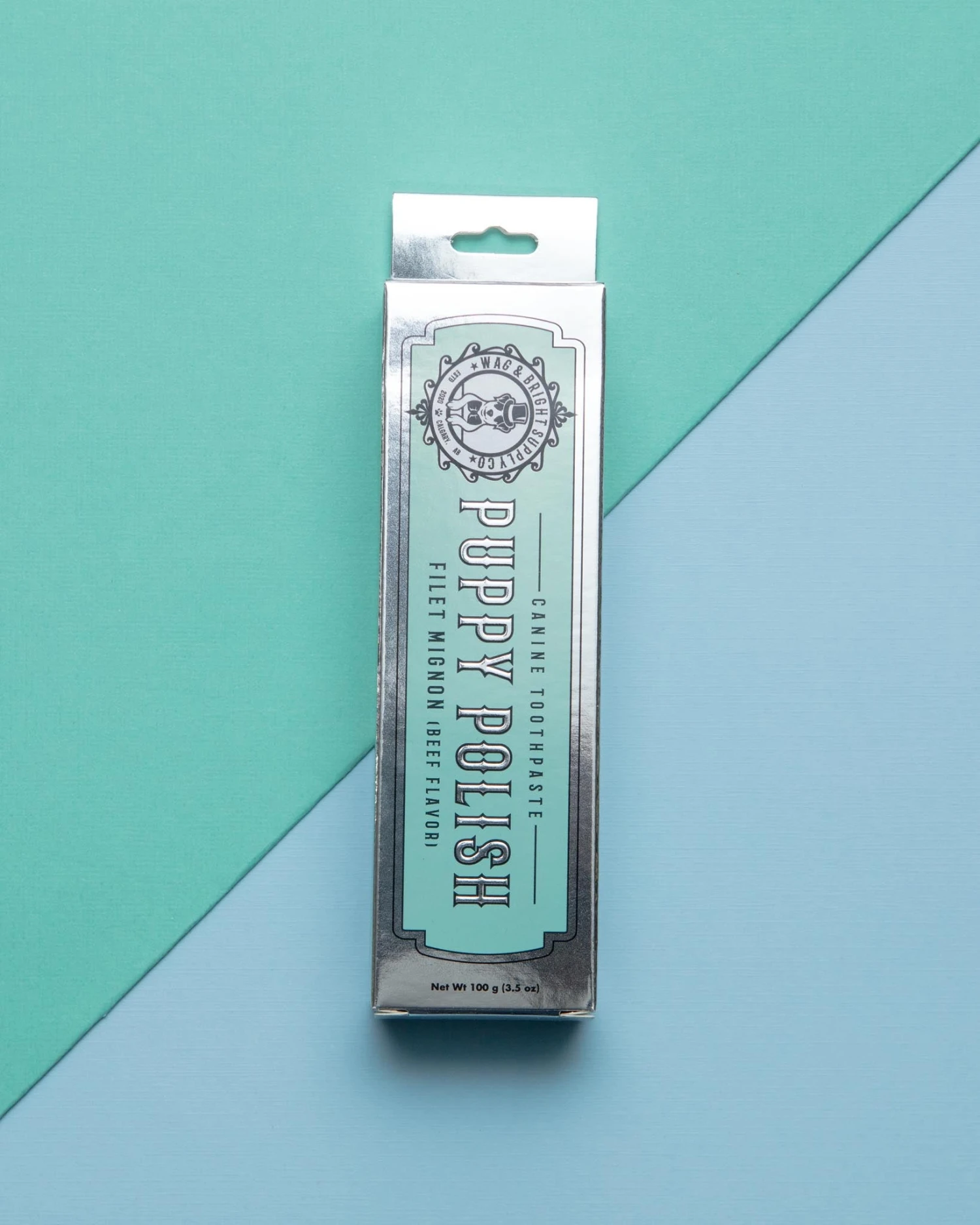 WAG & BRIGHT SUPPLY CO. Puppy Polish Dog Toothpaste In Filet Mignon Flavor (Beef) 1 WAG & BRIGHT SUPPLY CO. Puppy Polish Dog Toothpaste In Filet Mignon Flavor (Beef)