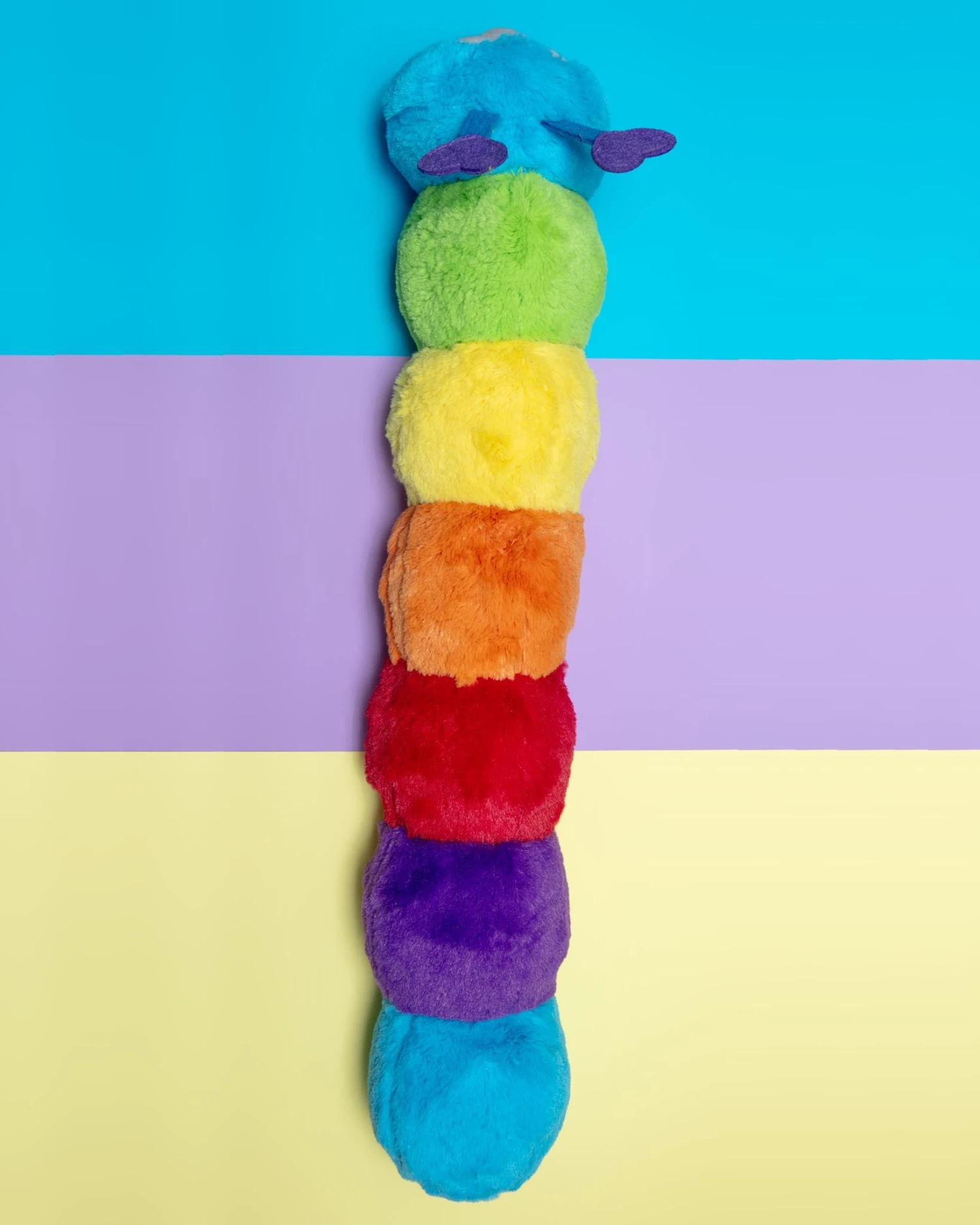 PETSHOP Don't Bug Me Rainbow CaterpillarSqueaky Plush Dog Toy 1 PETSHOP Don't Bug Me Rainbow CaterpillarSqueaky Plush Dog Toy