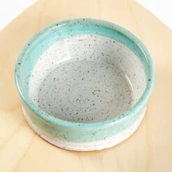 BARI MOSS CERAMICS Ceramic Jade Dog Bowl (Made In The USA) -Pet Sale Shop Dog Co 1C5A8492