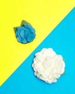 MIMI GREEN Dog Collar Hydrangea Flower (Made In The USA)