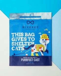 GIVEPET Purrfect Cast Freeze-Dried Salmon Cat Treats