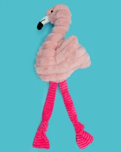 PET LOU Franny Flamingo Plush Squeaky Toy (26")