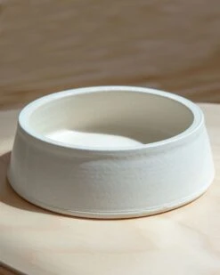 STYLE UNION HOME Poe Pet Bowl In Blanc (Made In The USA) (Blank)