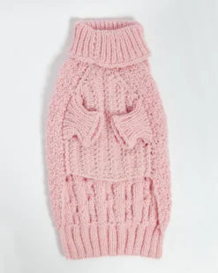 DOG & CO. COLLECTION Downtown Roll Neck Dog Sweater In Rose -Pet Sale Shop Dog Co 1C5A9830 95f7c564 8c91 4275 be64 a4ad828cc87b