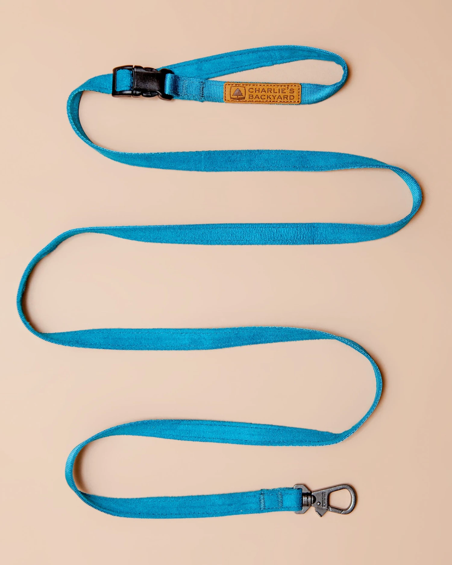 CHARLIE'S BACKYARD Adjustable Easy Dog Leash In Teal 8 CHARLIE'S BACKYARD Adjustable Easy Dog Leash In Teal - Image 8
