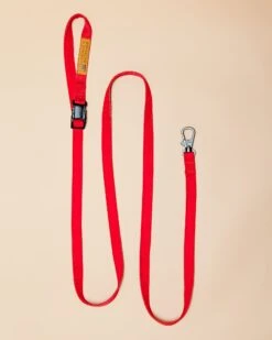 CHARLIE'S BACKYARD Adjustable Easy Dog Leash In Red
