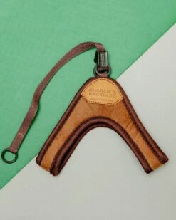 CHARLIE'S BACKYARD Adjustable Easy Dog Harness In Tan