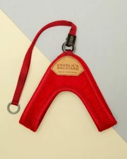 CHARLIE'S BACKYARD Adjustable Easy Dog Harness In Red -Pet Sale Shop Dog Co CharliesBackyard 1C5A5560