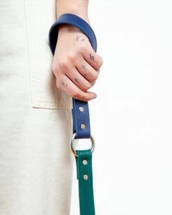 DOG & CO. COLLECTION City Leash In Hunter Green & Navy (4 Or 6 Foot) (Made In The USA) -Pet Sale Shop Dog Co CityLeash 1C5A6861