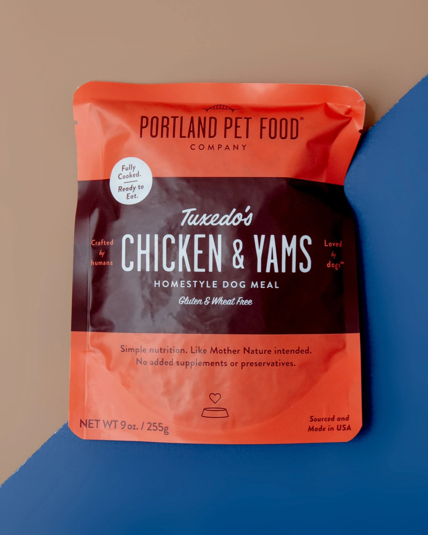 PORTLAND PET FOOD COMPANY Tuxedo's Chicken & Yams Meal Pouch For Dogs (Made In The USA) 1 PORTLAND PET FOOD COMPANY Tuxedo's Chicken & Yams Meal Pouch For Dogs (Made In The USA)