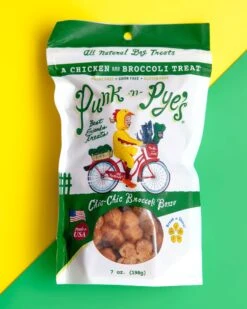 PUNK N PYES Chicken & Broccoli Gluten Free Dog Treats </br> (Made In The USA)