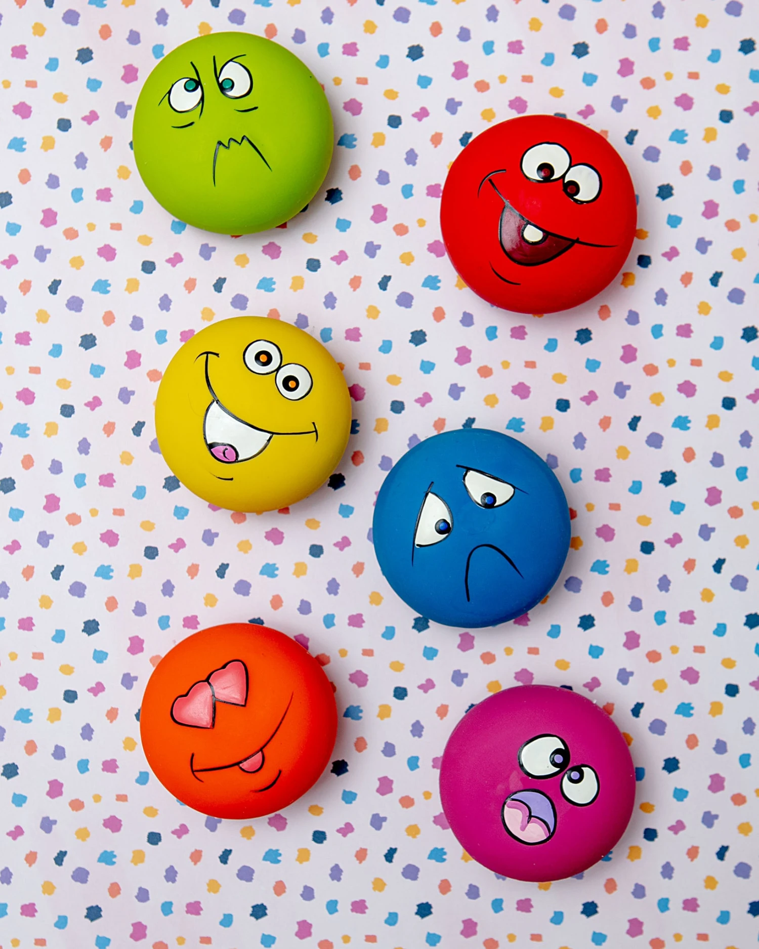 ZANIES Squeaky Latex Funny Ball Dog Toys 2 ZANIES Squeaky Latex Funny Ball Dog Toys - Image 2