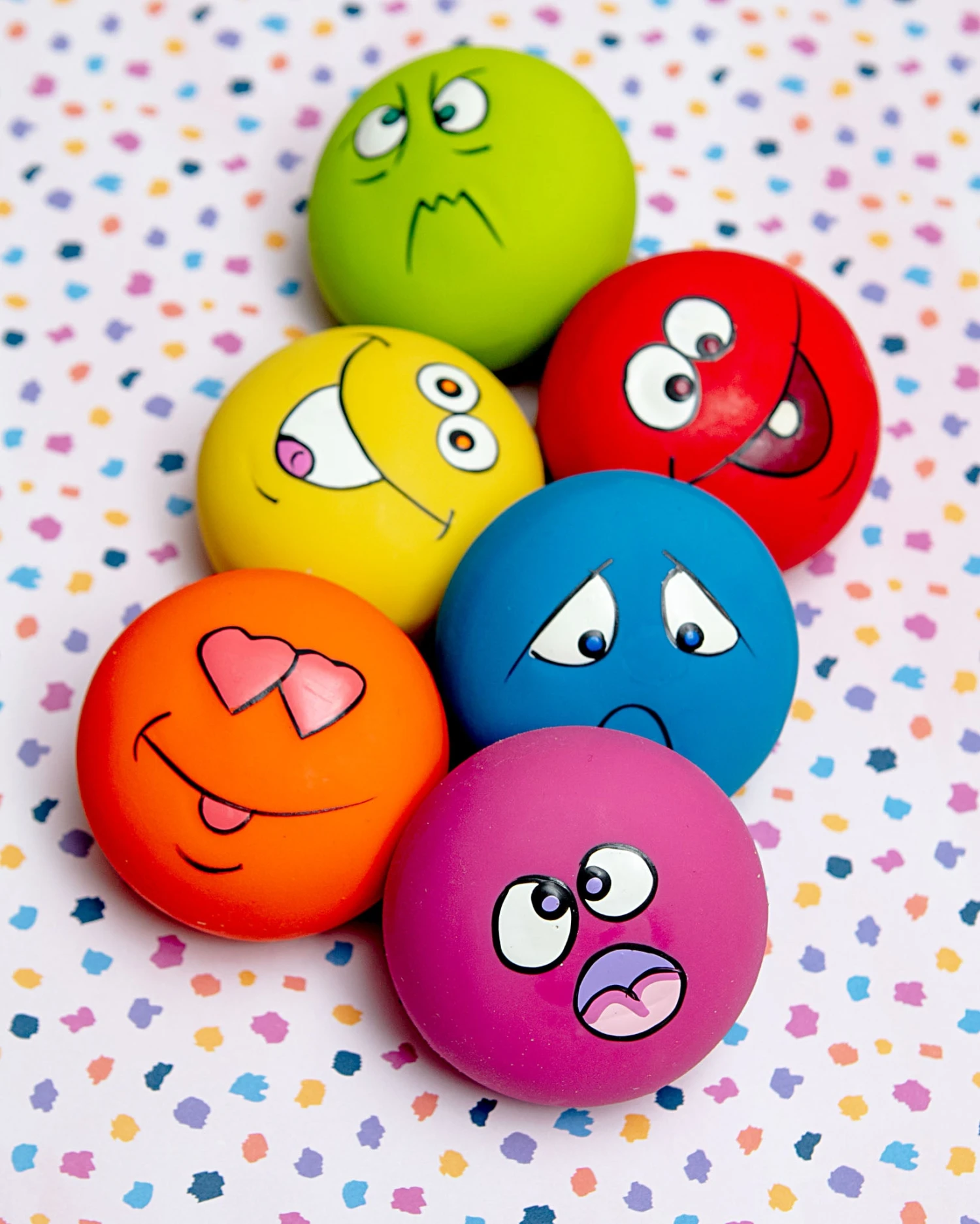 ZANIES Squeaky Latex Funny Ball Dog Toys 3 ZANIES Squeaky Latex Funny Ball Dog Toys - Image 3