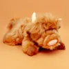 FLUFF & TUFF Shaggy The Highland Cow Squeaky Dog Plush Toy