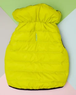 AIRYVEST For DOG & CO. Reversible AiryVest In Hunter Plaid + Neon Yellow (DOG & CO. Exclusive) -Pet Sale Shop Dog Co MG 3256