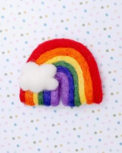 MIMI GREEN Rainbow Dog Collar Accessory (Made In The USA)