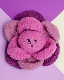 THE FURRY FOLKS Red Cabbage Nosework Dog Toy