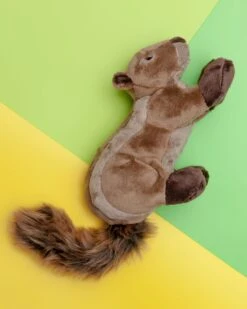 FLUFF & TUFF Peanut The Squirrel Squeaky Dog Plush Toy -Pet Sale Shop Dog Co fluffandtuff 9633