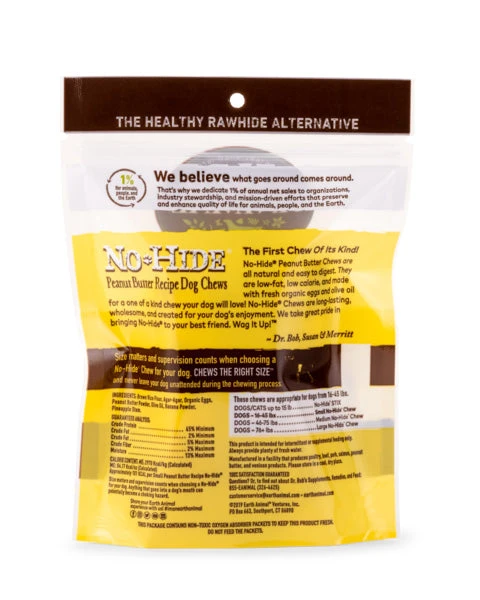 EARTH ANIMAL No-Hide Wholesome Dog Chew In Peanut Butter 9 EARTH ANIMAL No-Hide Wholesome Dog Chew In Peanut Butter - Image 9