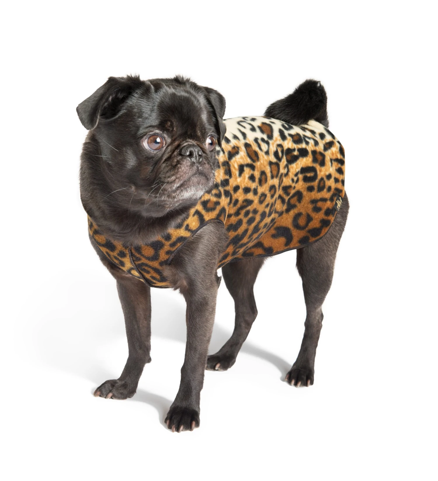 GOLD PAW Stretch Fleece Pullover In Leopard Print 5 GOLD PAW Stretch Fleece Pullover In Leopard Print - Image 5